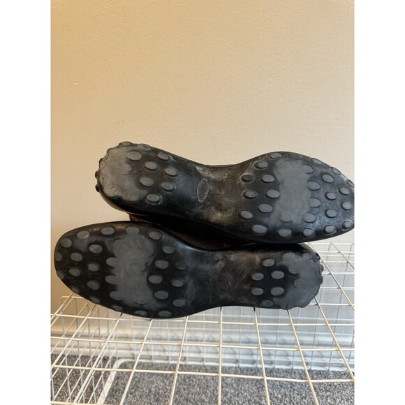 Tod's Lace-up Combat Boots in Dark Brown Suede Leather Italy Vibram Size 38.5 8 - Picture 7 of 11